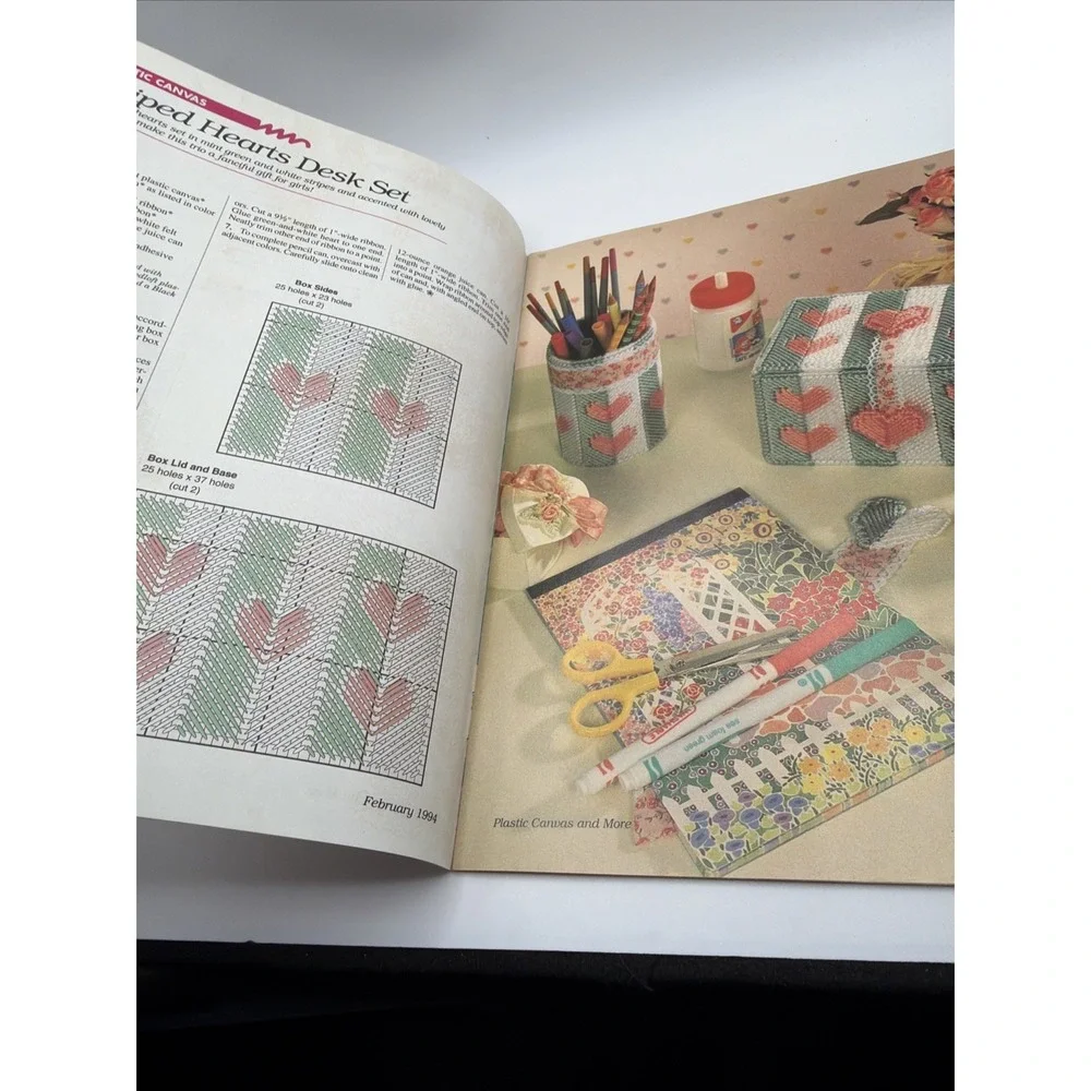 Vintage 1994 Plastic Canvas Crafts Magazine Complete‎ Year February-December